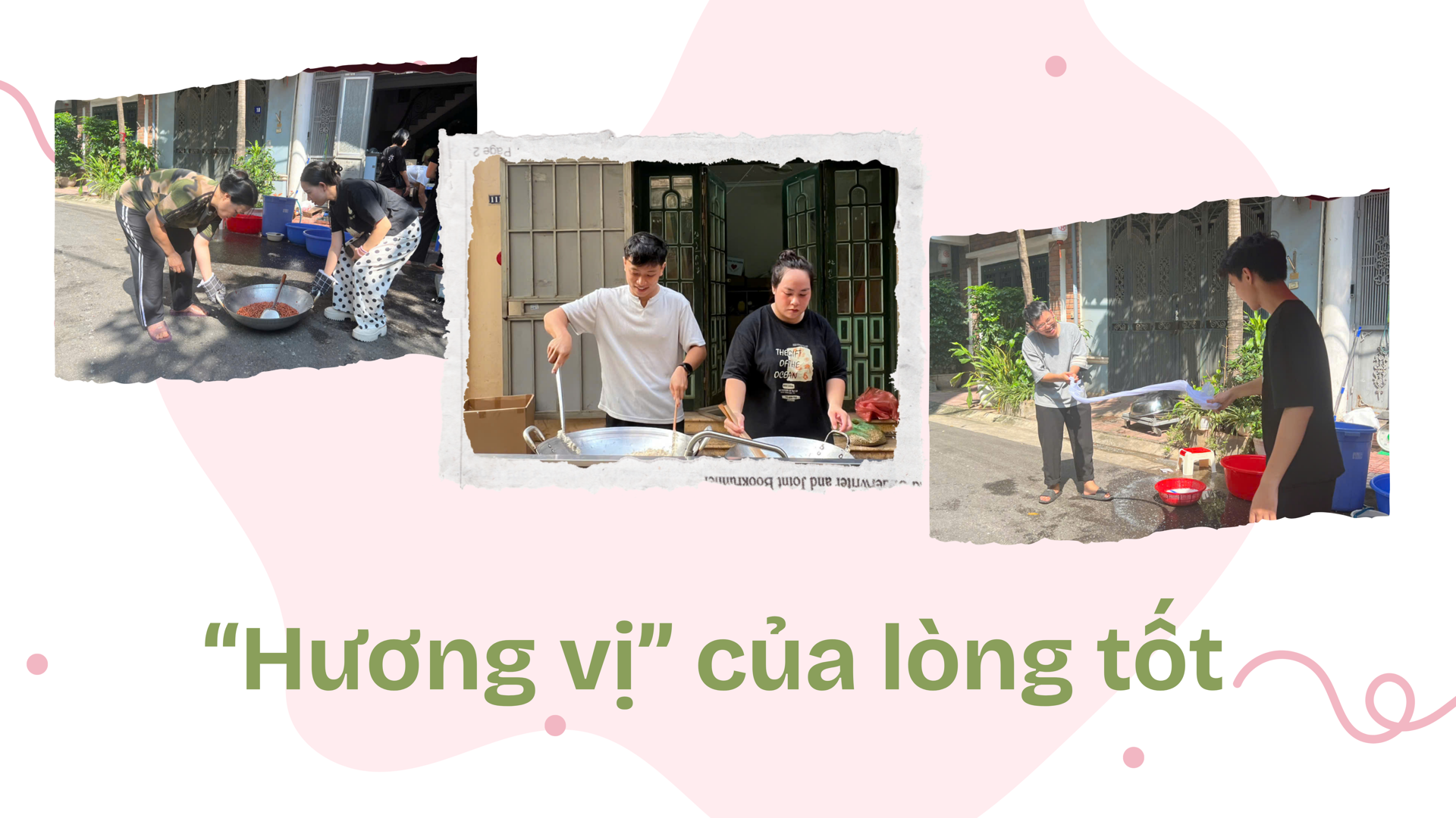Hương vị của lòng tốt giữa mùa mưa lũ