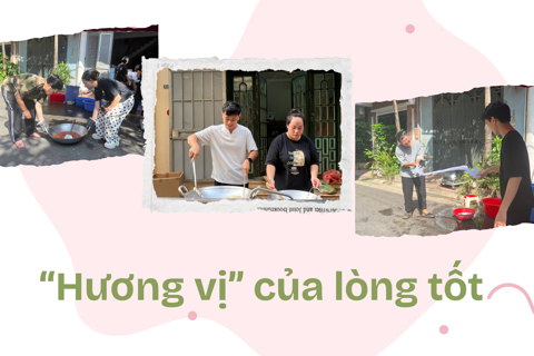 Hương vị của lòng tốt giữa mùa mưa lũ