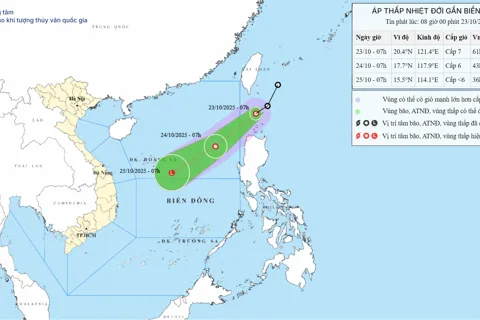 Bão số 12 FengShen suy yếu, áp thấp nhiệt đới mới đang tiến nhanh vào Biển Đông