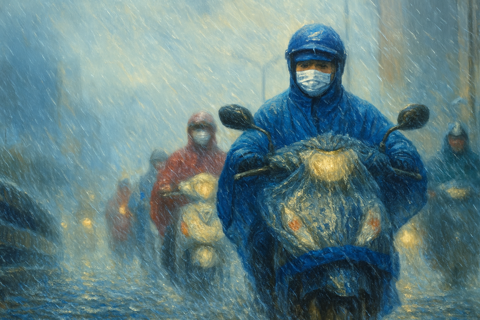 Thời tiết ngày 18/11/2025: Hà Nội mưa to, nhiệt độ giảm mạnh, có nơi rét đậm