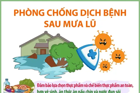 Phòng chống dịch bệnh sau mưa lũ