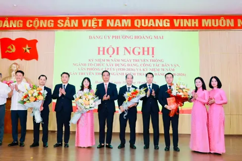 Phường Hoàng Mai thành lập 5 phòng chuyên môn và 12 chi bộ