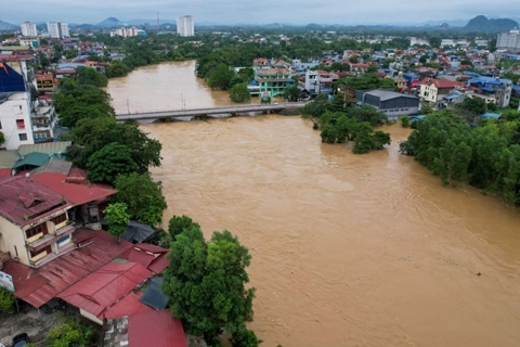 Cảnh báo: Lũ trên các sông ở Bắc Bộ và Thanh Hóa lên nhanh
