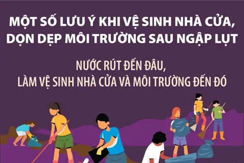 Nước rút đến đâu, làm vệ sinh nhà cửa và môi trường đến đó