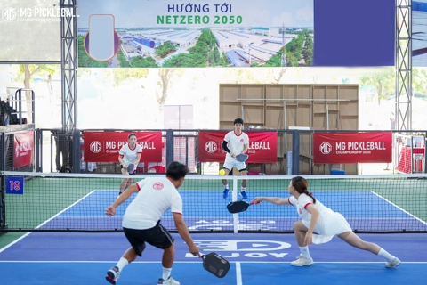 Chính thức khởi tranh giải MG Pickleball Championship 2025
