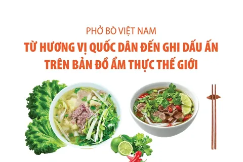 Phở bò Việt Nam: Từ hương vị quốc dân đến ghi dấu ấn trên bản đồ ẩm thực thế giới