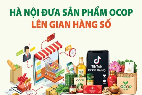 Hà Nội đưa sản phẩm OCOP lên gian hàng số