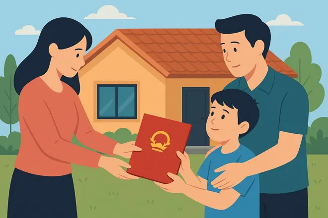 Thời hạn đăng ký sang tên sổ đỏ khi bố mẹ cho tặng đất cho con
