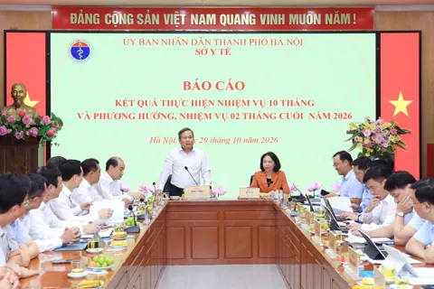 Chủ tịch UBND TP Hà Nội Vũ Đại Thắng: Xây dựng trạm y tế thành nơi người bệnh tin tưởng tìm đến đầu tiên