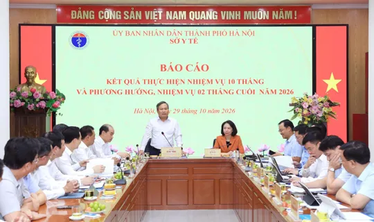 Chủ tịch UBND TP Hà Nội Vũ Đại Thắng: Xây dựng trạm y tế thành nơi người bệnh tin tưởng tìm đến đầu tiên