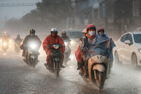 Thời tiết ngày 9/9/2025: Hà Nội, Bắc Bộ đón mưa rào "giải nhiệt"