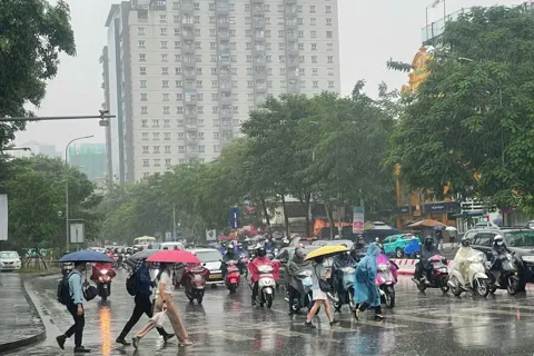 Thời tiết ngày 27/9/2025: Miền Bắc, Hà Nội mưa to ngày cuối tuần