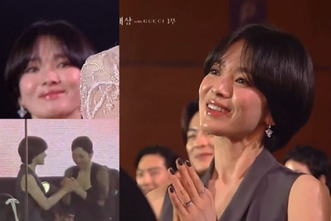 Song Hye Kyo khóc ở Baeksang 2025 có phải vì trắng tay?
