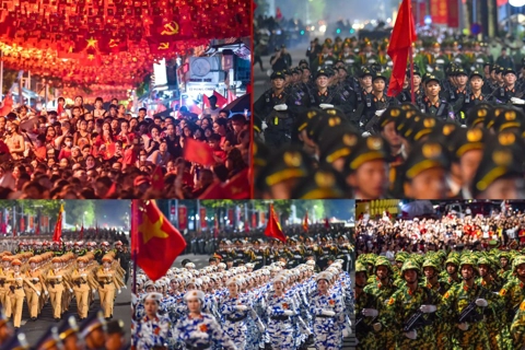 Trực tiếp: Tổng hợp luyện diễu binh, diễu hành lần 2 tại Quảng trường Ba Đình