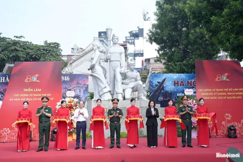 Khai mạc Triển lãm “Lực lượng vũ trang Thủ đô - 80 năm giữ trọn lời thề Quyết tử”