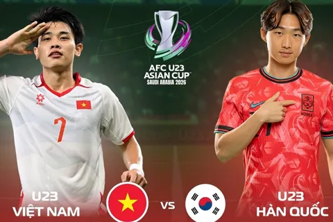 22 giờ tối nay: U23 Việt Nam thách thức “núi cao” Hàn Quốc