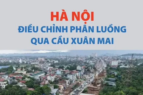 Hà Nội điều chỉnh phân luồng qua cầu Xuân Mai