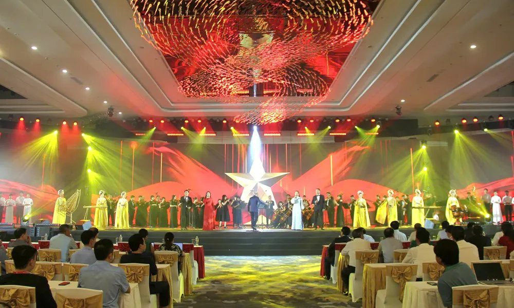 Tổng duyệt chương trình khai mạc Triển lãm Thành tựu đất nước