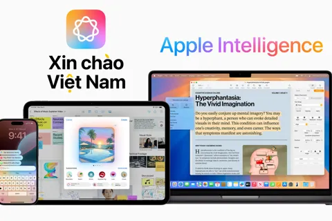 Apple Intelligence chính thức hỗ trợ tiếng Việt
