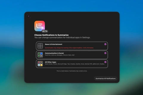 Apple đã mở lại tính năng tóm tắt tin tức