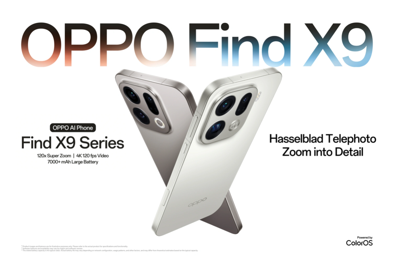 OPPO Find X9 Series: tích hợp nhiều tính năng AI hiện đại