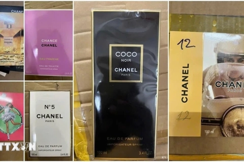 Triệt phá đường dây buôn bán nước hoa giả cực lớn tại Thành phố Hồ Chí Minh