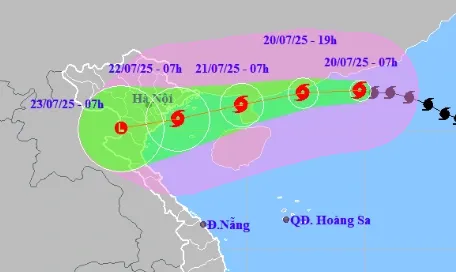 Bão số 3 sẽ tác động mạnh đến 5 tỉnh, thành phố