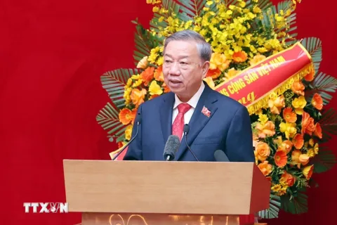 Toàn văn phát biểu của Tổng Bí thư Tô Lâm tại Đại hội đại biểu Đảng bộ Công an Trung ương lần thứ VIII