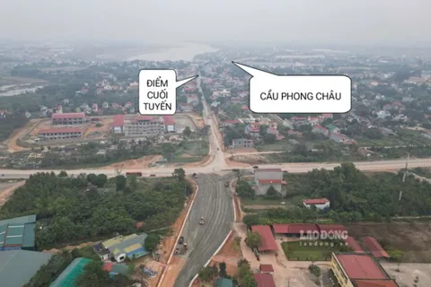 Bổ sung vốn cho Phú Thọ mở rộng đường nối cầu Phong Châu với đường liên vùng