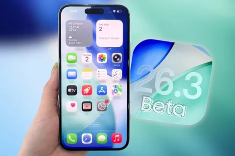 Apple phát hành iOS 26.3 beta 1