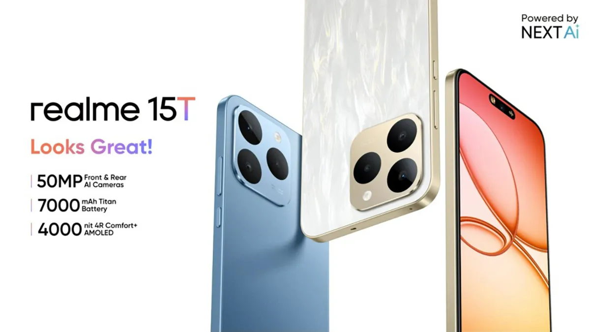 Realme 15T 5G chính thức ra mắt