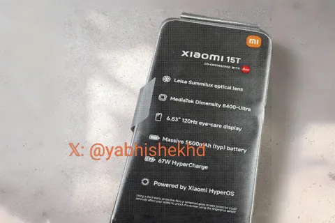 Xiaomi 15T lộ ảnh thực tế