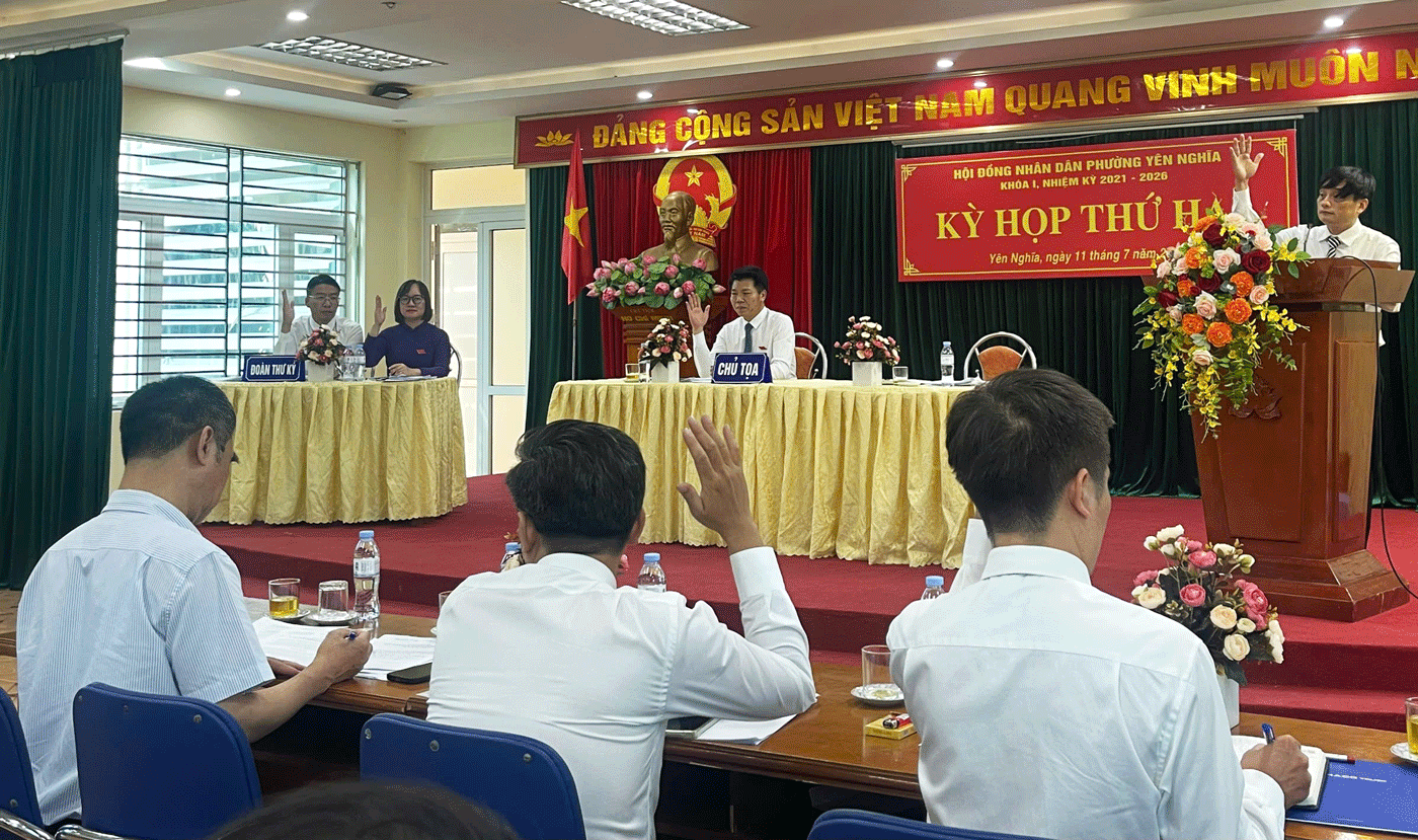 HĐND phường Yên Nghĩa quyết nghị nhiệm vụ phát triển kinh tế, xã hội 6 tháng cuối năm