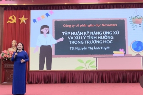 Xã Phúc Thọ: hướng dẫn kỹ năng xử lý tình huống, ứng dụng AI cho giáo viên