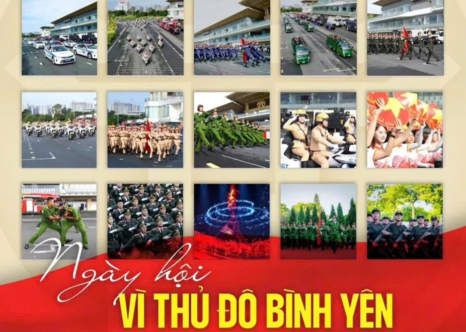 Công an TP Hà Nội thông tin chính thức lễ diễu hành ngày 10/8