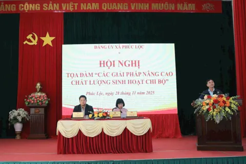 Giải pháp nâng cao chất lượng sinh hoạt chi bộ ở Phúc Lộc