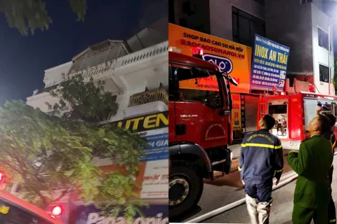 Cháy nhà ở Hà Nội, 5 người được cứu thoát