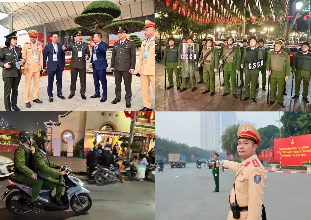 Công an Hà Nội tập trung toàn lực, sẵn sàng đảm bảo an toàn tuyệt đối Đại hội XIV của Đảng