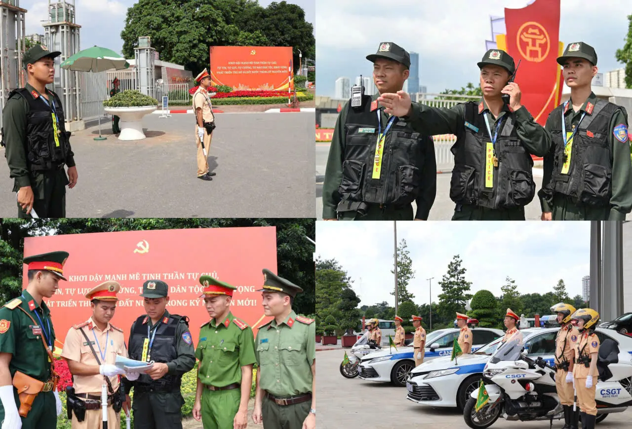 Công an Hà Nội bảo đảm tuyệt đối an ninh, an toàn sự kiện trọng đại của Đảng bộ Thủ đô