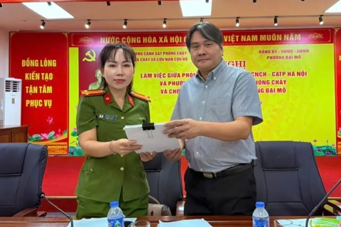“Siết” công tác phòng cháy, chữa cháy ở phường Đại Mỗ trong giai đoạn mới
