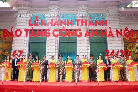 Khánh thành dự án cải tạo, nâng cấp Bảo tàng Công an Hà Nội