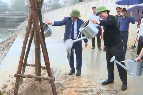 Xã Phúc Thọ: lan tỏa tinh thần "Tết trồng cây đời đời nhớ ơn Bác Hồ"