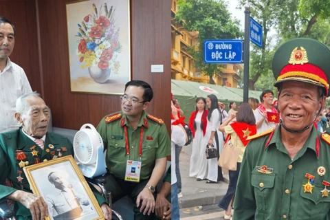 Xúc động câu chuyện của những cựu chiến binh được Công an Hà Nội hỗ trợ dự Lễ kỷ niệm A80