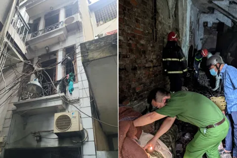 Hà Nội: cháy nhà 4 tầng lúc rạng sáng, 5 người tử vong
