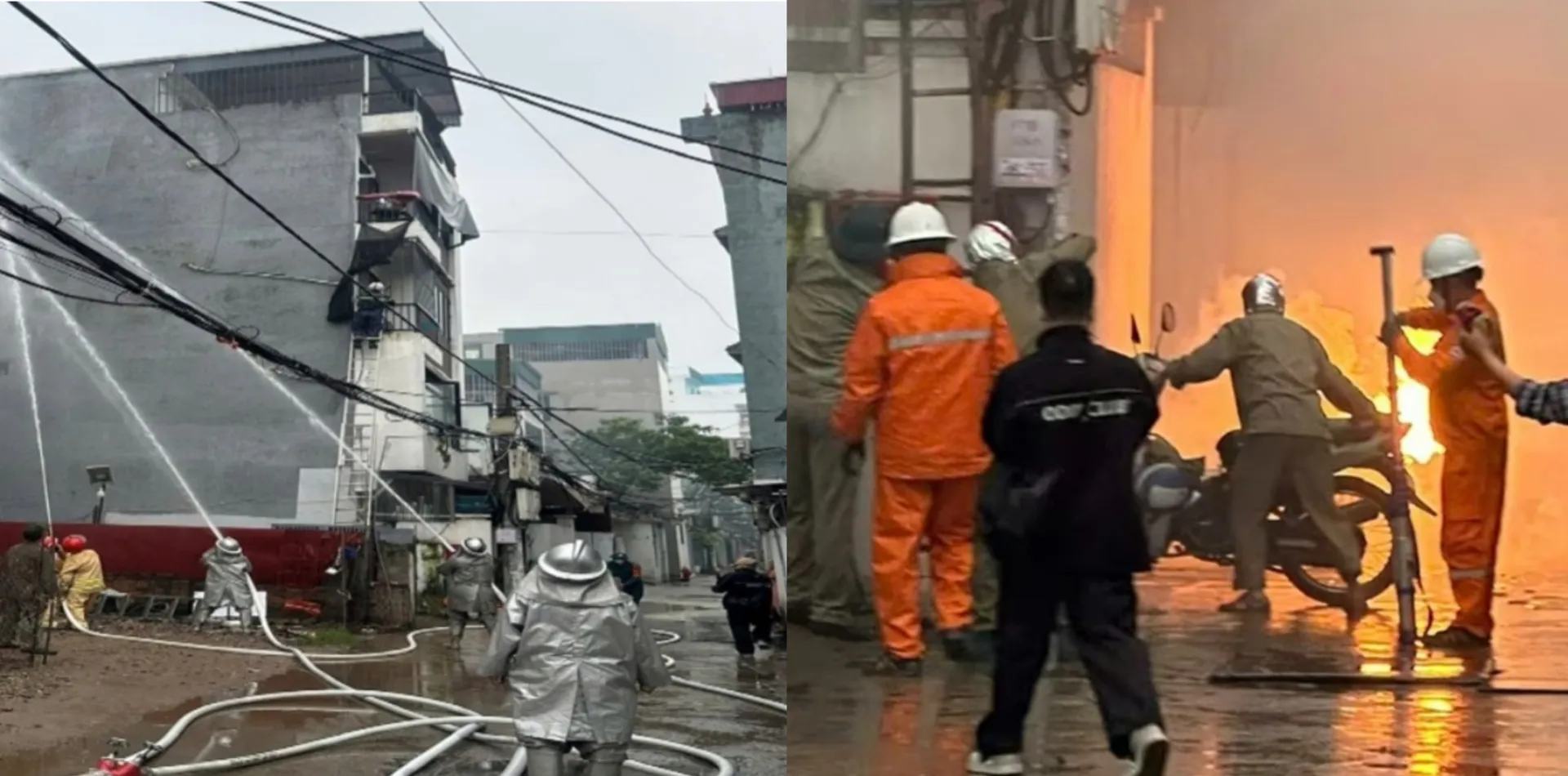 Hà Nội: diễn tập khống chế nhanh đám cháy giả định ngôi nhà 4 tầng, cứu thoát nhiều người mắc kẹt