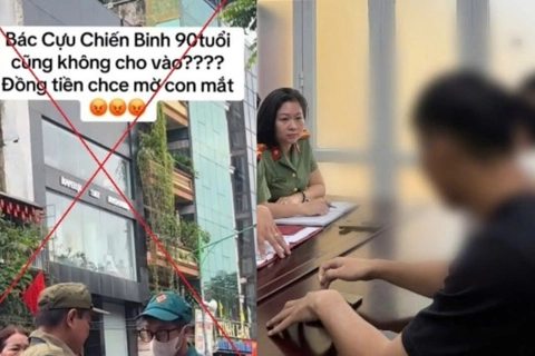 Xử phạt trường hợp đăng tải thông tin sai sự thật về “cựu chiến binh không được xem sự kiện A80”