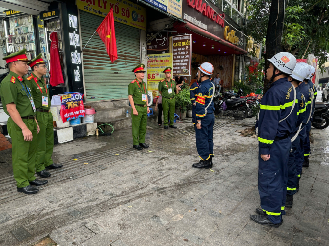Chủ động mọi tình huống đảm bảo an toàn phòng, cháy chữa cháy sự kiện A80
