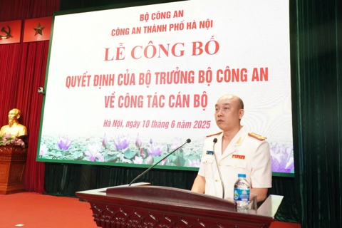 Đại tá Nguyễn Đức Long được bổ nhiệm giữ chức Phó Giám đốc Công an TP Hà Nội