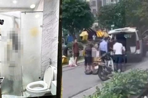Điều tra vụ cô gái tử vong trong phòng tắm chung cư cao cấp ở phường Tây Mỗ