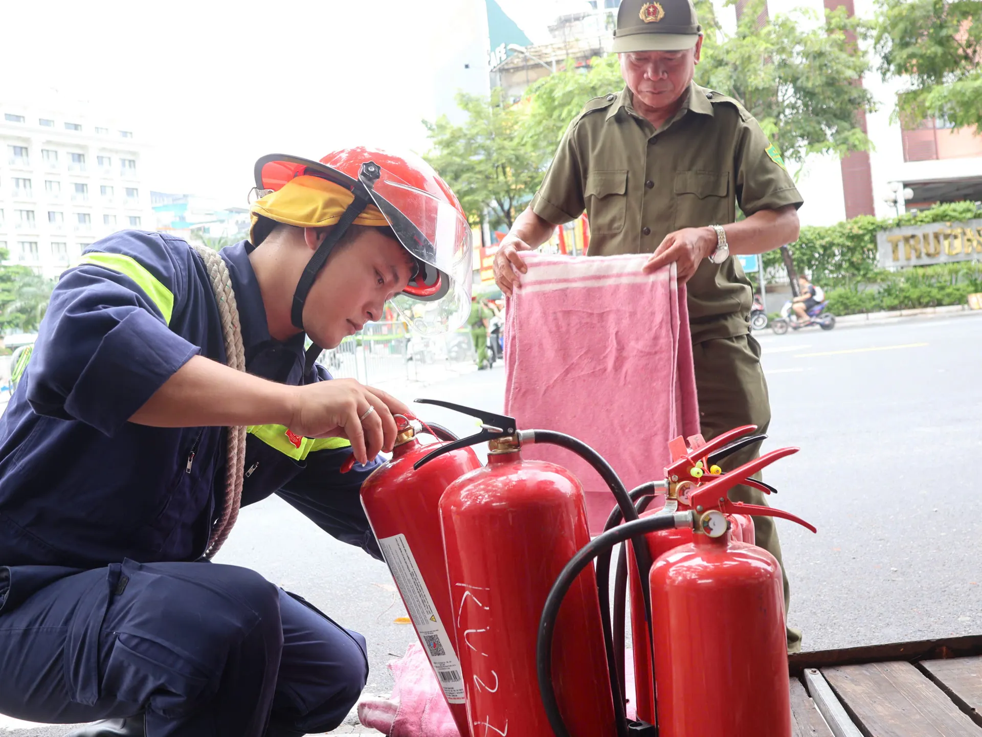 Hà Nội: lực lượng phòng cháy, chữa cháy nỗ lực bảo đảm an toàn tuyệt đối sự kiện A80